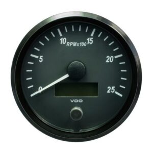 Vdo Singleviu 100mm (4") Tachometer - 2500 Rpm