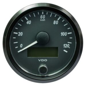 Vdo Singleviu 80mm (3-1/8") Speedometer - 120 Km/H