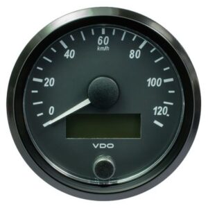 Vdo Singleviu 80mm (3-1/8") Speedometer - 160 Mph