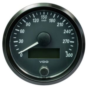 Vdo Singleviu 80mm (3-1/8") Speedometer - 300 Km/H
