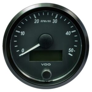 Vdo Singleviu 80mm (3-1/8") Tachometer - 5000 Rpm