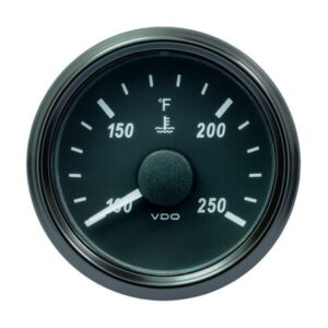 Vdo Singleviu 52mm (2-1/16") Water Temperature Gauge - 250 Degreef - 450-30 Ohm