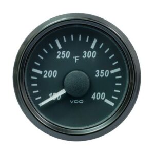 Vdo Singleviu 52mm (2-1/16") Cylinder Temp. Gauge - 400 Degreef - 471-14 Ohm
