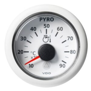 Veratron 52 Mm (2-1/16") Viewline Pyrometer - 100 Degree To 900 Degreec - White Dial & Bezel