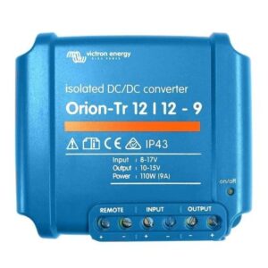 Victron Orion-Tr Dc-Dc Converter - 12 Vdc To 12 Vdc - 9amp Isolated
