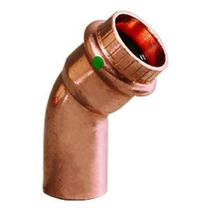 Viega Propress 1/2" - 45 Degree Copper Elbow - Street/Press Connection