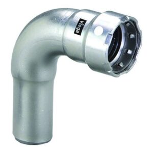 Viega Megapress 1/2" 90 Degree Stainless 304 Elbow - Street/Press Connection - Smart Connect Technology