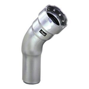 Viega Megapress 1/2" 45 Degree Stainless Steel 304 Elbow Street - Press Connection - Smart Connect Technology
