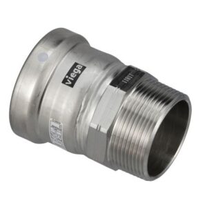 Viega Megapress 316 Fkm Mpt Adapter - 2-1/2" X 2-1/2" (Mpt)