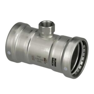 Viega Megapress 316 Fkm Tee W/Fpt - 2-1/2" X 2-1/2" X 3/4" (Fpt)