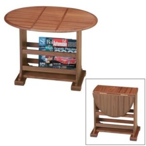 Whitecap Teak Drop Leaf Table