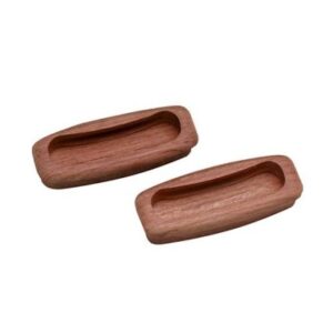 Whitecap Teak Rectangular Drawer Pull - 3-1/4"L - 2 Pack