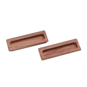 Whitecap Teak Large Rectangular Drawer Pull - 4-1/2"L - 2 Pack