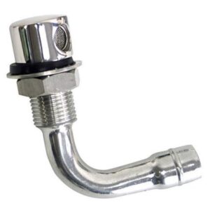 Whitecap Fuel Vent - Round Head, 90 Degree," Hose