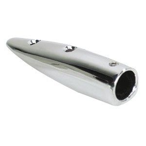 Whitecap 5-1/2 Degree Rail End (End-In) - 316 Stainless Steel - 7/8" Tube O.D.