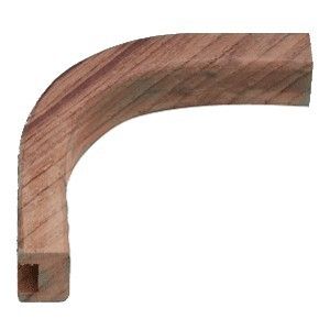 Whitecap Teak Track Inside Corner Molding - 1/2"
