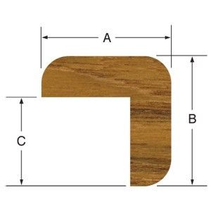 Whitecap Teak "L" Molding Large - 5'