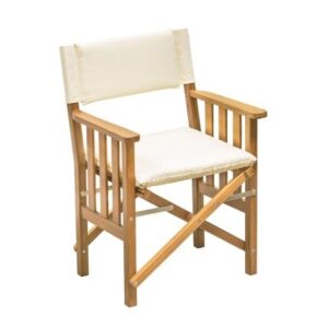 Whitecap Director'S Chair Ii W/Cream Cushion - Teak