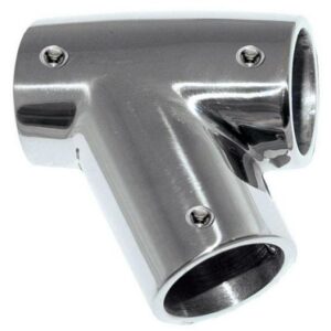 Whitecap 1" O.D. 60 Degree Ss Tee - Right