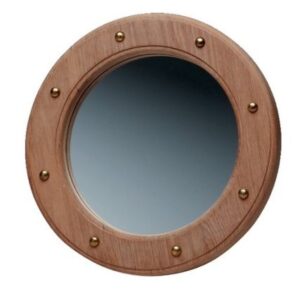 Whitecap Teak Porthole Mirror