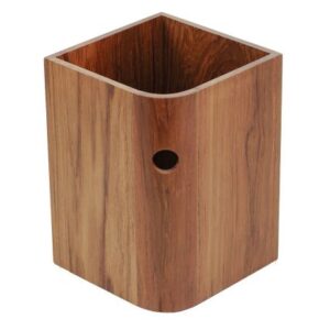 Whitecap Eka Collection Waste Basket - Teak