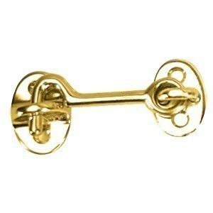 Whitecap Cabin Door Hook - Polished Brass - 2"