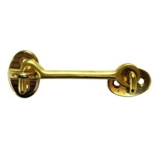 Whitecap Cabin Door Hook - Polished Brass - 3"
