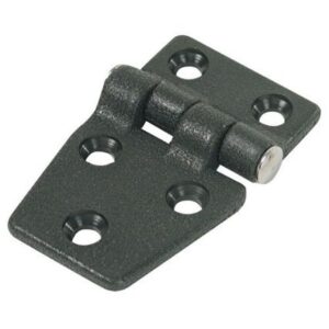 Whitecap Shortside Door Hinge - Black Nylon - 1-3/8" X 2-1/4"