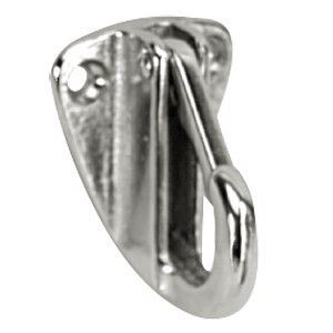 Whitecap Fender Hook - Cp/Brass - 1-9/16" X 1-3/16"