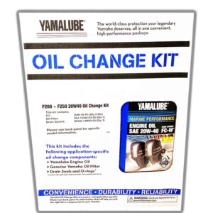 Yamaha YamaLube LUB-MRNLG-KT-20 20W-40 Oil Change Kit